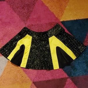 Lip service green and black Skirt